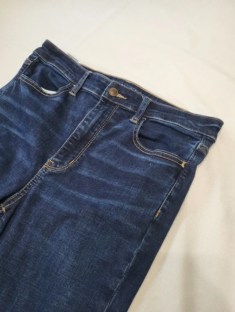 American Eagle Outfitters Women's 10 Dark Wash Next Level Stretch Skinny Jeans